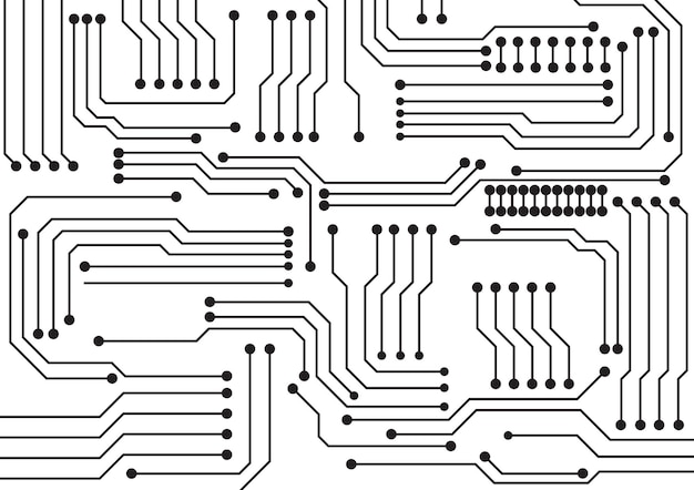 Fond De Technologie De Circuit