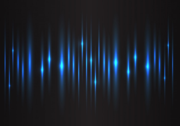 Fond de technologie d'énergie de lumière bleue vitesse puissance.