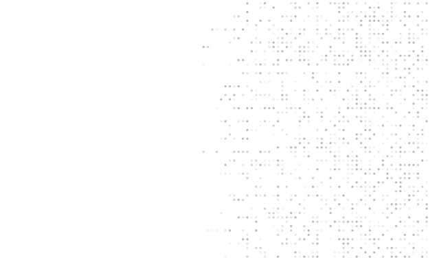 Fond de technologie numérique Points de données numériques fond de pixel de motif gris