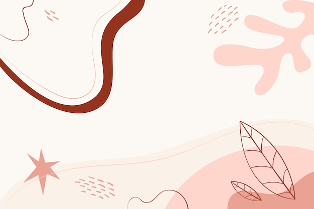 Fond en terre cuite dessiné à la main