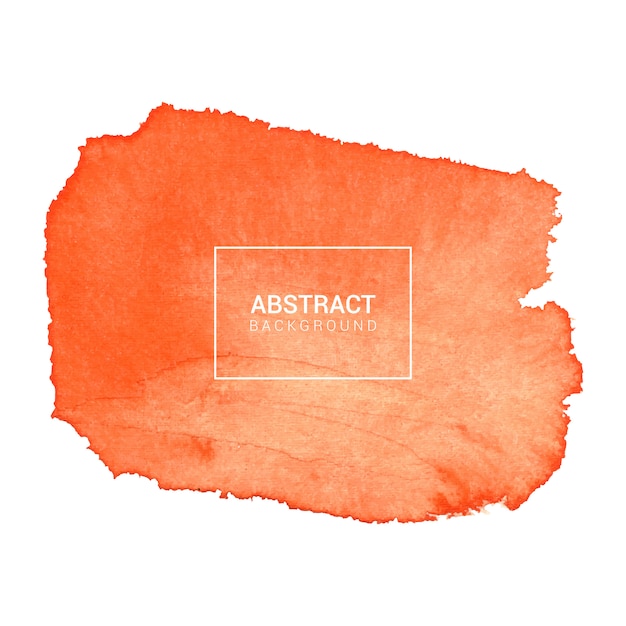 Fond de texture abstraite aquarelle orange