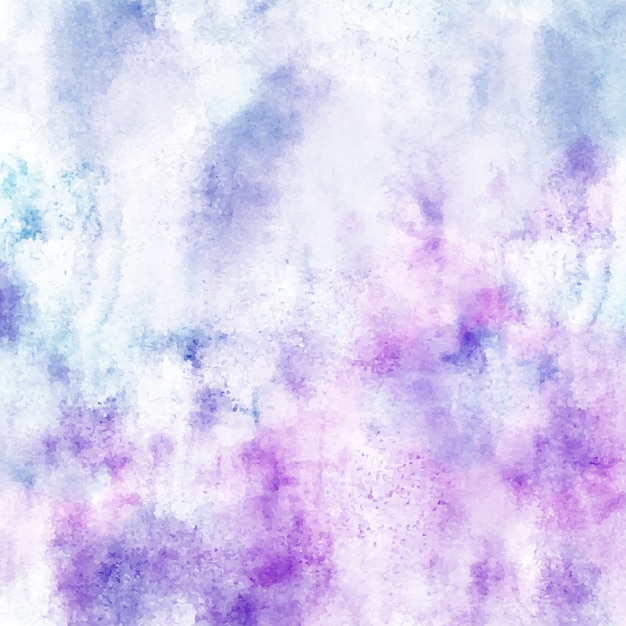 Fond de texture aquarelle humide bleu et violet, peintre de toile de fond de vecteur art