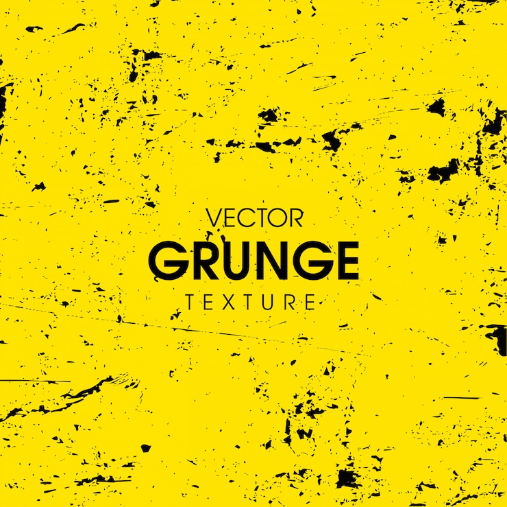 Vecteur fond de texture jaune abstract grunge