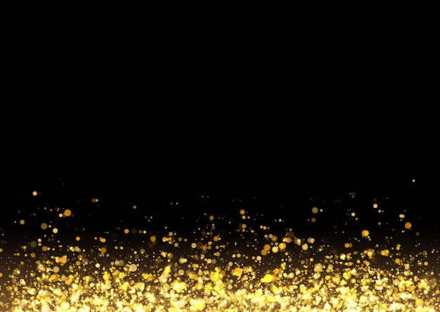 Fond De Texture De Paillettes D'or Illustration Vectorielle