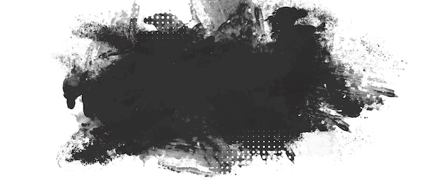 Fond de texture de peinture abstraite grunge noir et blanc