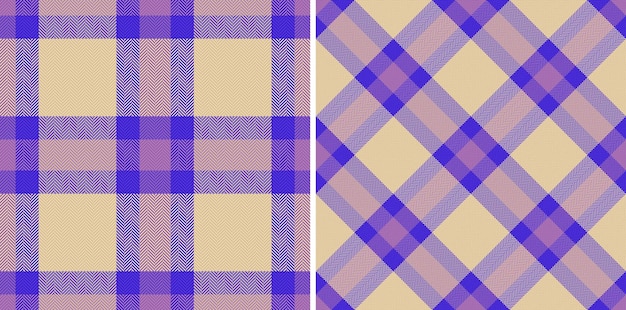 Fond De Texture Vecteur Tartan Textile à Carreaux Modèle De Tissu Vérifier Sans Soudure