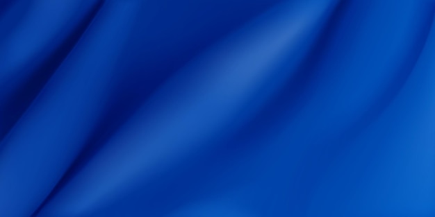 Fond de tissu bleu avec plusieurs plis