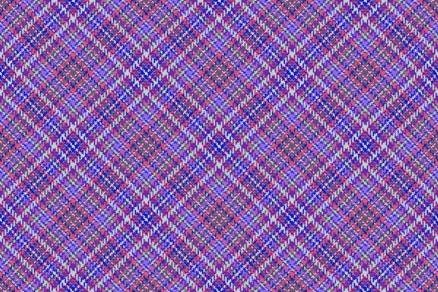 Fond de tissu textile Tartan carreaux carreaux Texture vecteur modèle sans couture