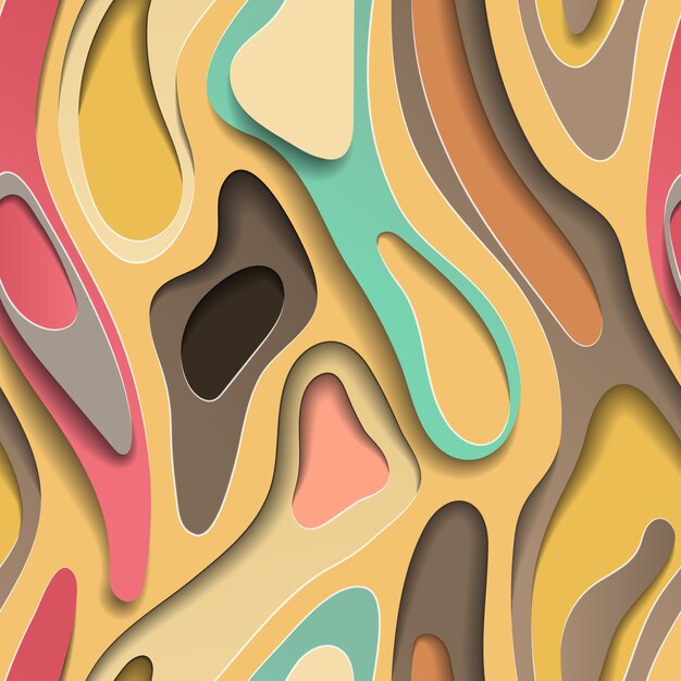 Fond transparent avec art papier sur illustration vectorielle.
