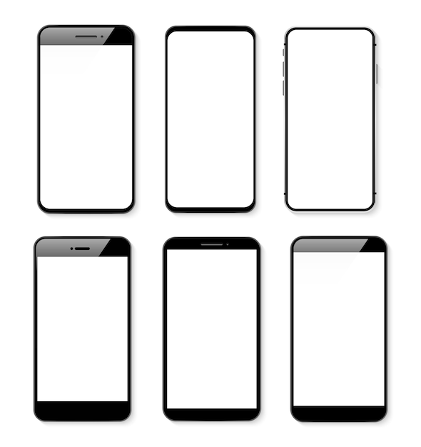 Fond transparent de smartphone