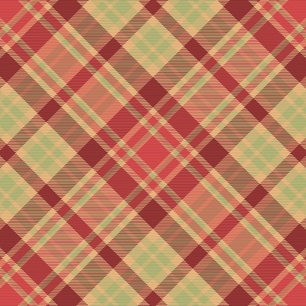 Fond transparent tartan tartan de Noël. Illustration vectorielle.