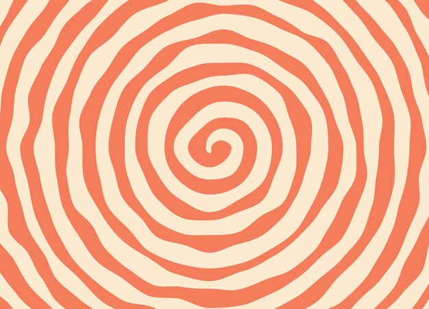 Un Fond De Trip Psychédélique Spirale