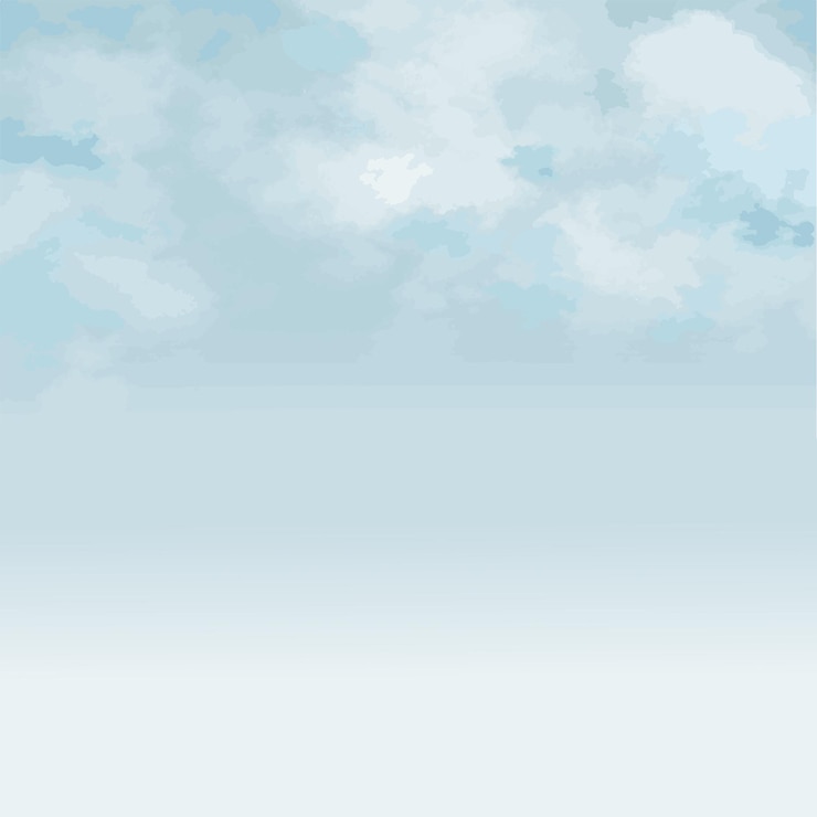 Vecteur fond de vecteur aquarelle nuage 1