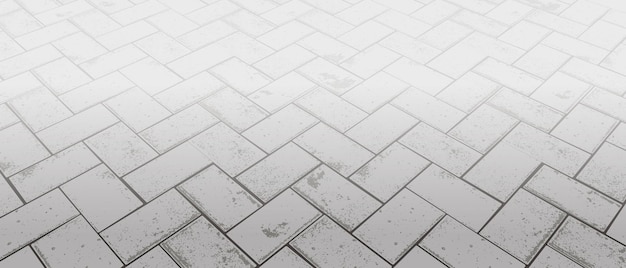 Fond De Vecteur De Chaussée De Plancher De Bloc De Chevrons En Béton De Perspective De Fuite Avec Texture