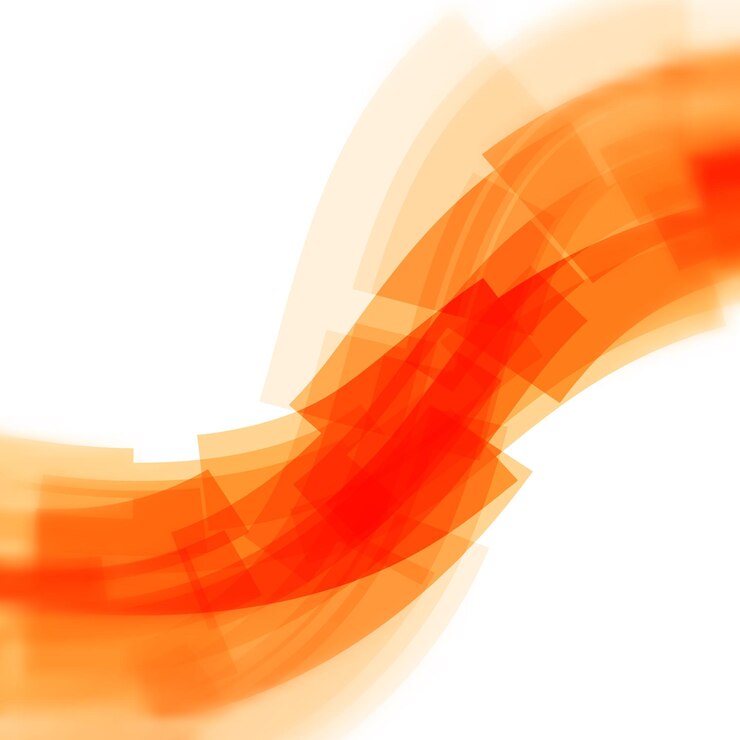 Fond de vecteur avec des lignes floues orange