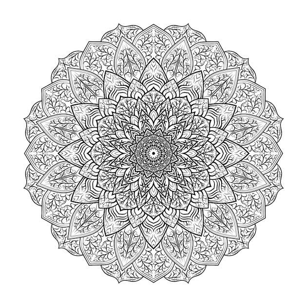 Vecteur fond de vecteur mandala