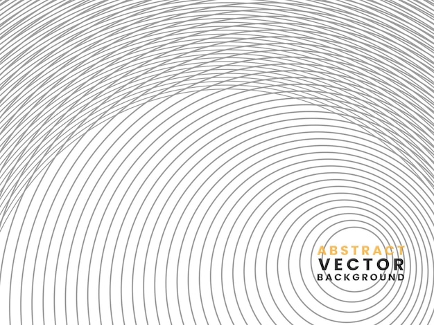 Fond de vecteur radial abstrait rayé blanc