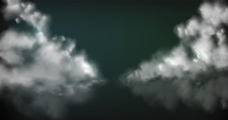 Vecteur fond de vecteur de scène de fumée. brouillard abstrait avec ombre.
