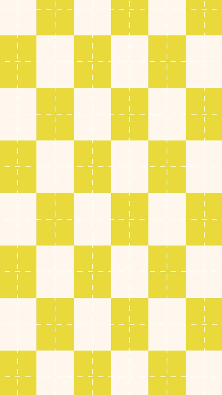 Fond vectoriel de carrés jaunes sur blanc