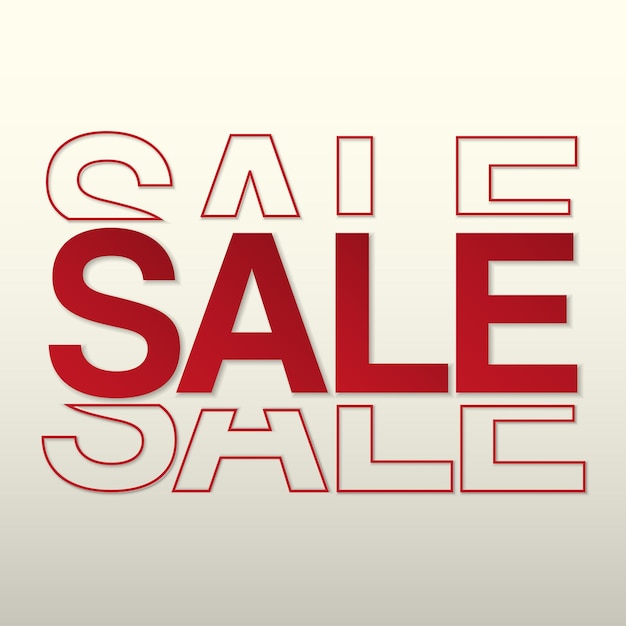 fond de vente rouge