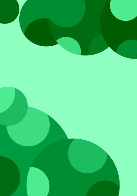 Vecteur fond vertical vert à vague abstraite