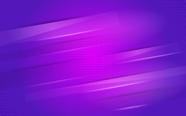 Vecteur fond violet abstrait avec des lignes d'ombre rose brillant conception d'art de ligne de bande géométrique concept futuriste moderne modèle de bannière moderne