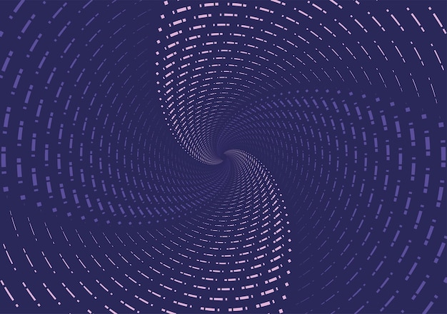 fond violet foncé avec vague de motif de bandes en spirale colorées