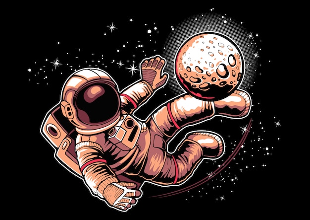 Football astronaute