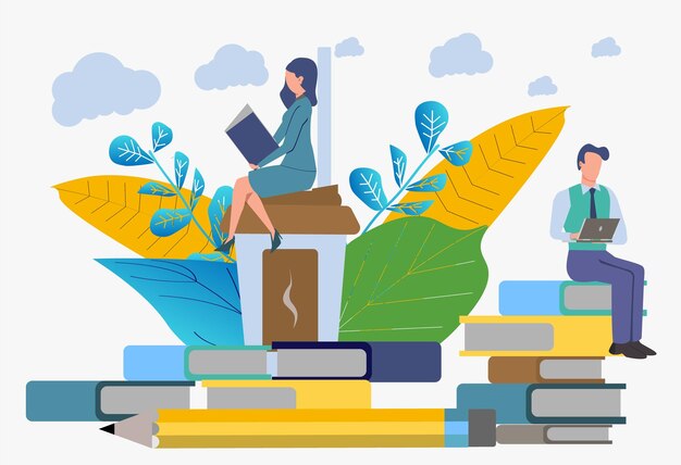 Formation des employés de l'entreprise Acquérir des connaissances grâce aux livres et à Internet Formation à distance