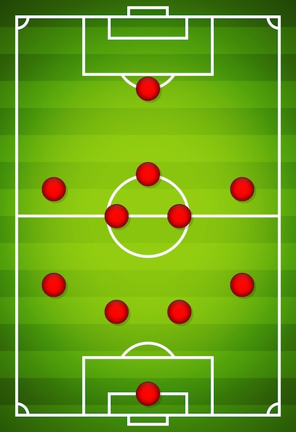 Formation De L'équipe De Football Football Ou Terrain De Football 451