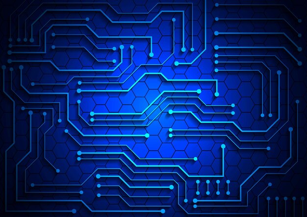 Formation en technologie des circuits avec système de connexion de données numériques hitech et conception électronique informatique