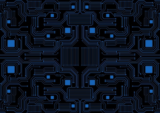 Formation en technologie des circuits avec système de connexion de données numériques hitech et conception électronique informatique