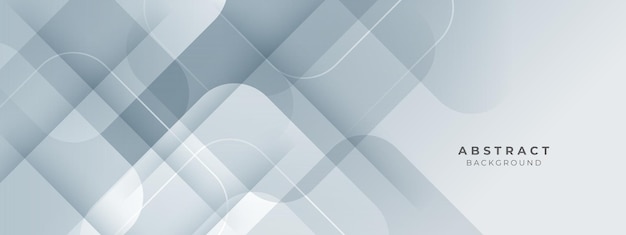 Forme carrée blanche abstraite avec fond de concept futuriste