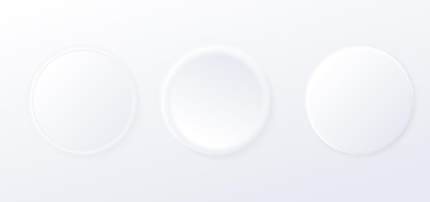 Forme géométrique de l'interface utilisateur pour une décoration minimaliste