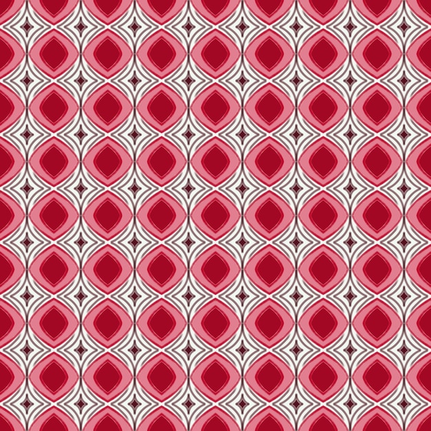 Forme Rouge Fbric Ikat Motif Ethnique Fond Illustration Abstraite Art Art Créatif Style