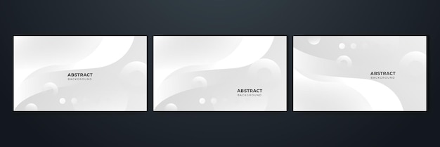 Forme de vague blanche abstraite avec fond de concept futuriste