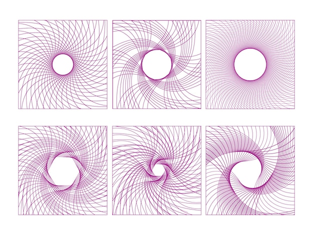 Vecteur forme de vecteur de cercle géométrique