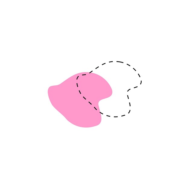 forme vectorielle de l'élément de l'ensemble blob