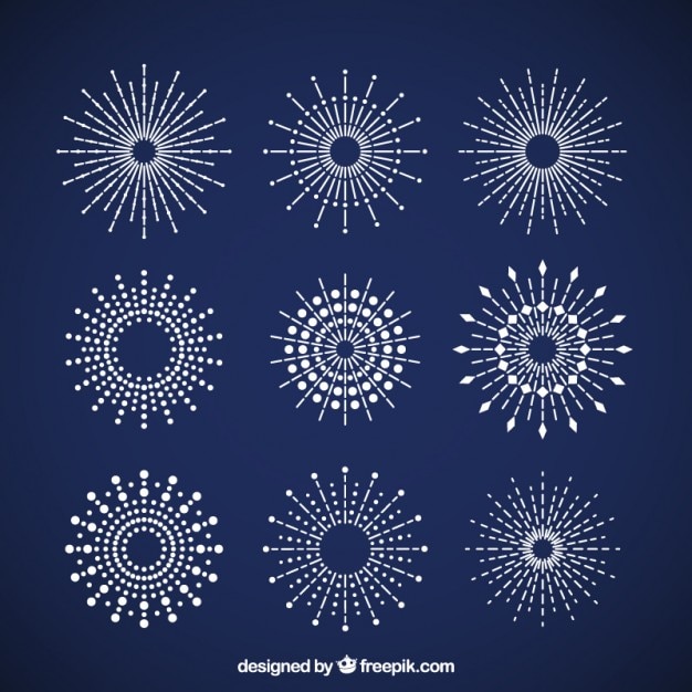 Des Formes Abstraites Composées De Lignes Et De Points