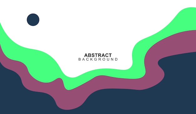 Vecteur formes abstraites rétro ondulées minimalistes pour le fond