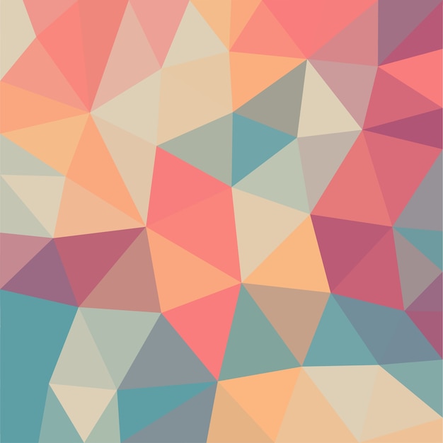 Vecteur formes abstraites de triangle géométrique de style low poly
