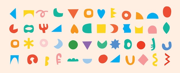 Des formes brutales pour un design de style minimal Constructeur de figures géométriques primitives à la mode