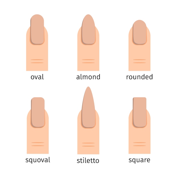 Formes d'ongles les plus populaires avec manucure nue