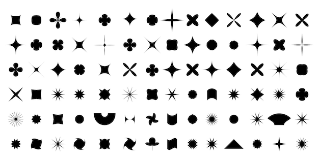 Des formes vectorielles géométriques abstraites pour la conception web d'infographies et des conceptions modernes uniques