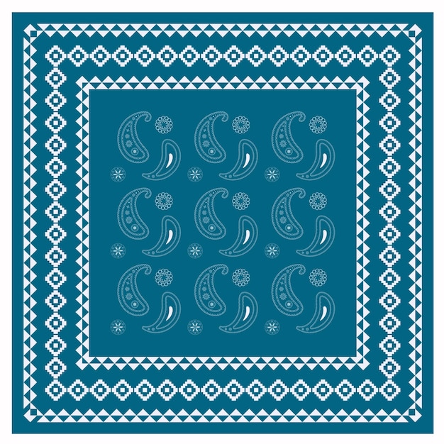 Foulard à Motifs De Conception Pour Le Textile