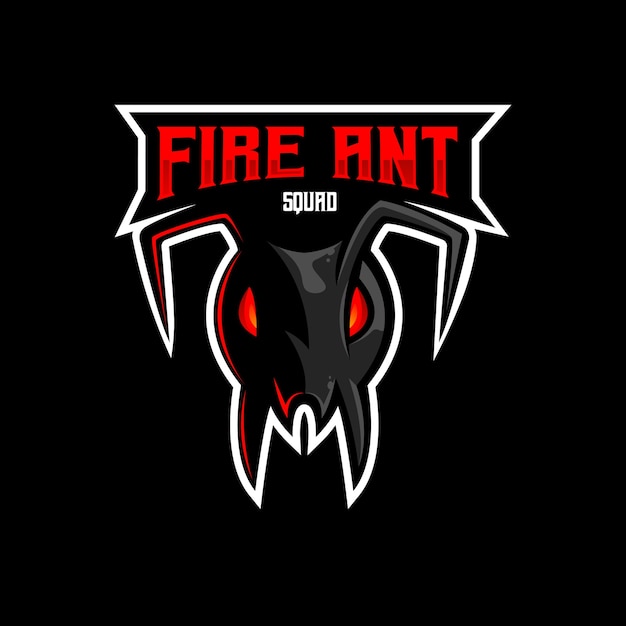 Fourmi Mascotte Logo Mascotte Esport Gaming