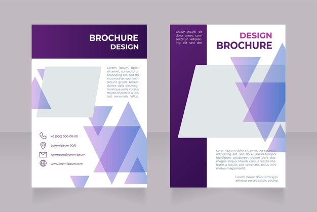 Fournisseur D'accès Internet Annonçant La Conception De Brochures Vierges