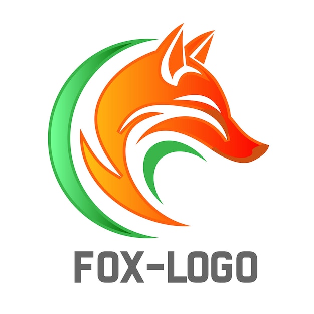 Vecteur fox digital animal business en ligne logo design format de fichier vectoriel