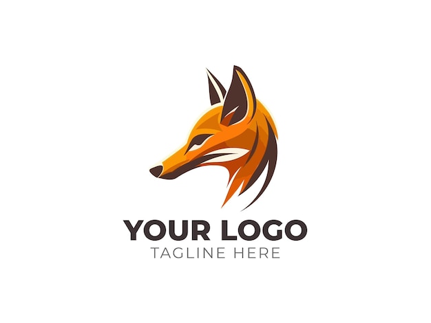 Fox Head Logo Vector pour une marque intelligente et agile