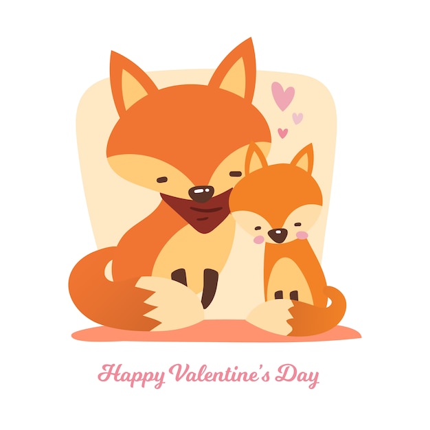 Fox Love Couple